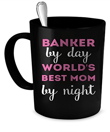Banker Coffee Mug. Banker gift 11 oz. black