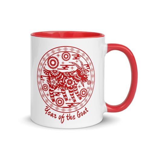 Chinese Zodiac Mug Goat, Year of the Goat, Chinese New Year, Chinese Goat Zodiac, Lunar New Year, Chinese Horoscope Goat