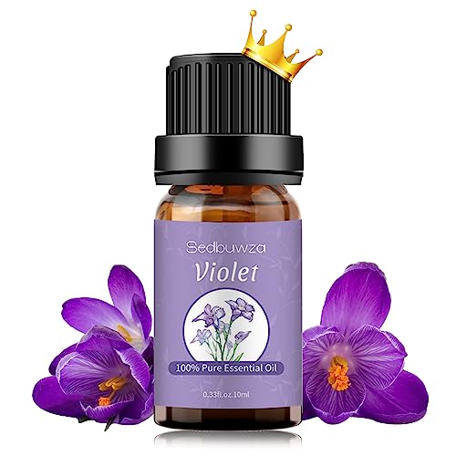 Sedbuwza Violet Essential Oil, 100% Pure Organic Violet Aromatherapy Gift Oil for Diffuser, Humidifier, Soap, Candle, Perfume
