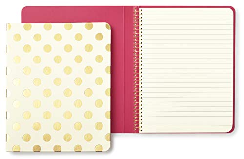 kate spade new york Spiral Notebook - Gold Dots