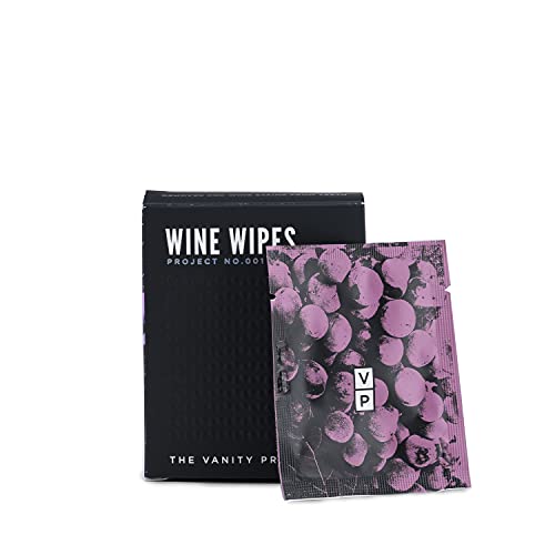 True Wine Wipes Stain Removing Travel Friendly Pack, Breath Freshener, Teeth Protector, Includes 12 Wipes