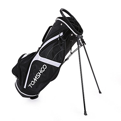 TOMSHOO Lightweight Golf Stand Bag Cart Bag 14 Way Full Length Individual Divider Top Golf Bag Golf Club Organizer Bag