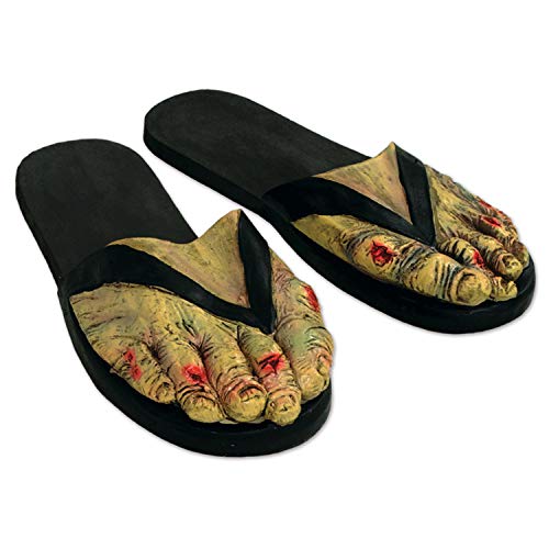 Beistle Zombie Feet Slippers