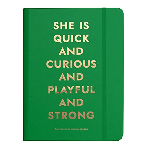 Kate Spade New York 2016 Medium 17-Month Agenda Daily Planner - Quick & Curious