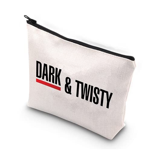 BDPWSS Makeup Bag For Women Dark And Twisty TV Show Inspire Gifts For Nurses Doctor Paramedics Toiletry Bag Travel Pouch (Dark & twisty)
