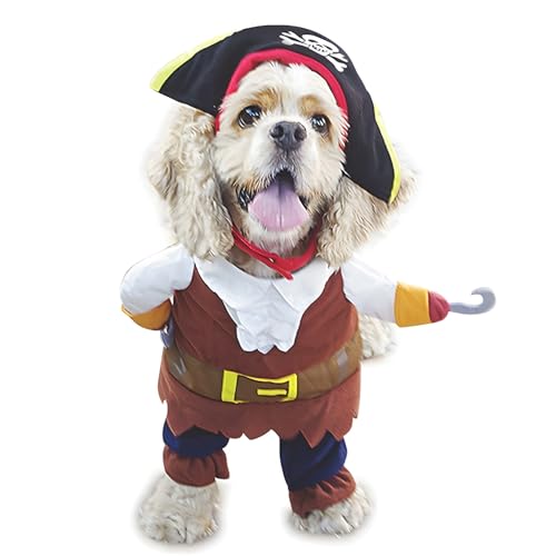 NACOCO Pet Dog Costume Pirates of The Caribbean Style (Medium)