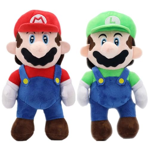 Plush Toys, Soft Mario Plush Stuffed Dolls, 9-inch Collectible Gifts for Boys and Girls Fans