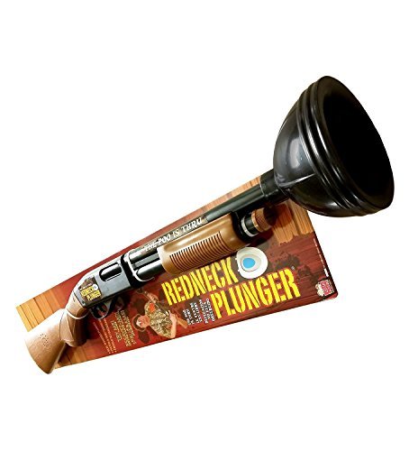 BanKhok Redneck Plunger - Perfect for Father's Day - The Ultimate Gag Gift - Fun Gag Gifts for Your White Elephant Parties - Works As A Functioning Toilet Plunger Guarantee