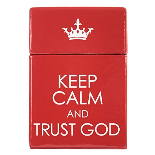 Keep Calm & Trust God, Inspirational Scripture Cards to Keep or Share (Boxes of Blessings)