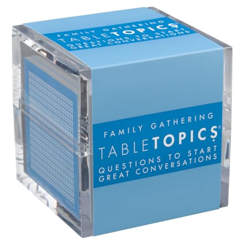 TableTopics Family Gathering - 135 Conversation Starter Question Cards for Family Parties & Reunions to Share Family Stories & Increase Bonding
