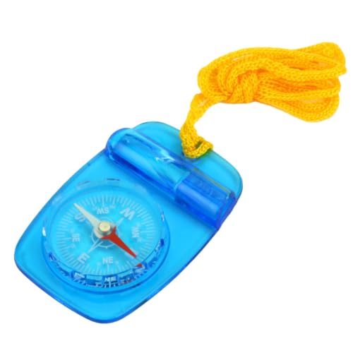 Skywalker Lanyard Compass with Safety Whistle (Blue)