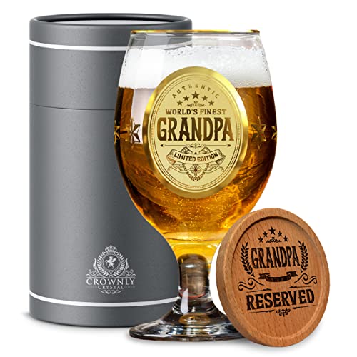Kies®GIFT Gifts for Grandpa Beer Glass Personalized Gift Grandpa Gifts Grandparents Gift Ideas Great Grandpa Gifts