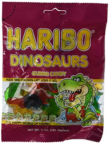 Haribo, Gummy Candy Dinosaurs, 1 Count