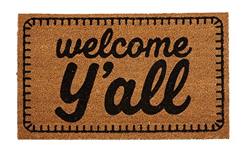 Mud Pie Welcome Y'all Doormat