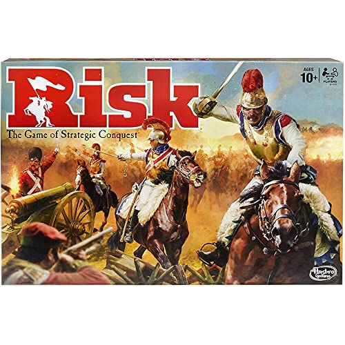 Risk Board Game, Strategy Games for 2-5 Players, Strategy Board Games for Teens, Adults, and Family, War Games, Ages 10 and Up