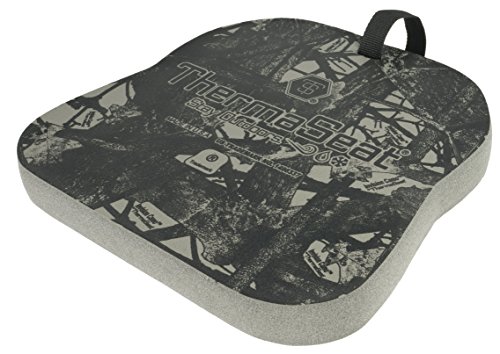 THERM-A-SEAT Traditional Series Insulated Foam Hunting Seat Cushion - GREAT FOR ALL HUNTING, CAMPING, FISHING, OUTDOOR, AND ON THE GO CUSHION NEEDS ! - (Grey, 0.75' Thick)