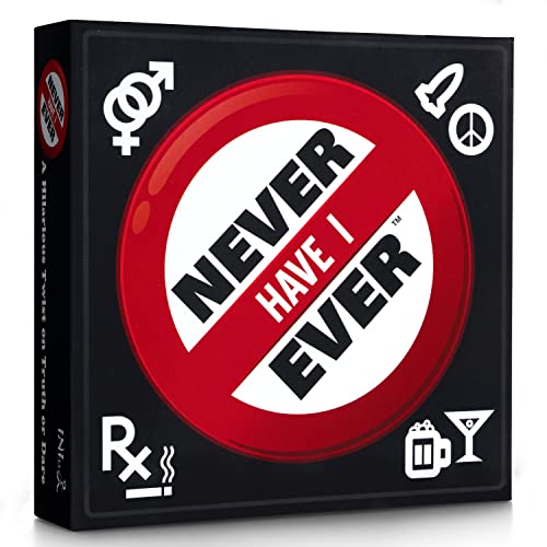 Never Have I Ever Drinking Edition Board Game for Adults | Fun Game Night Party Drinking Games for Adults | for 2+ Players | Ages 17+
