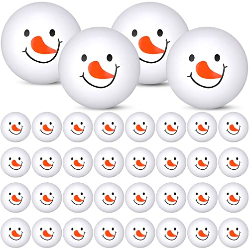 Kasyat 36 Pcs Christmas Stress Ball Snowman Stress Toys Stress Relief Cute Snowflake Christmas Party Favors for Party Bag Filler Stocking Stuffers Gifts Suitable for Ages Above 3(Snowman)