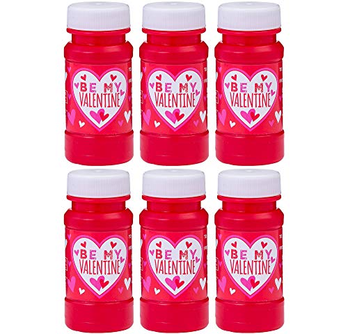 amscan Valentine Red Plastic Bubble Pack, 6 Ct. | Party Accessory