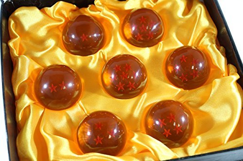 Dragon Ball Set 7pc Star Ball 45MM Dragonball Z Anime Cosplay with Gifting Box