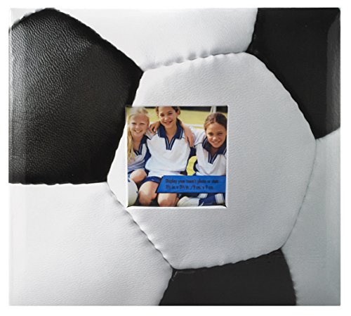 MCS MBI 9.6x8.5 Inch Soccer Theme Scrapbook Album with 8x8 Inch Pages with Photo Opening (865482)