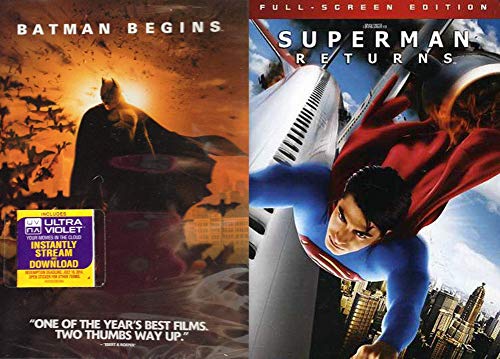 The Full DC Comics Cycle - Batman Begins & Superman Returns 2-DVD Set