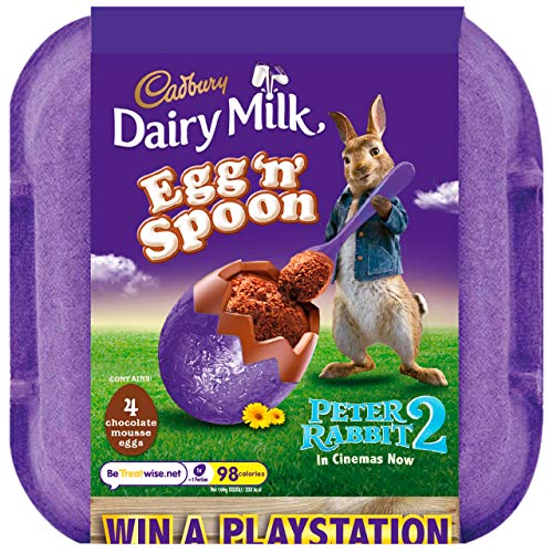 Cadbury Dairy Milk Egg 'n' Spoon Double Chocolate (4 eggs to share)