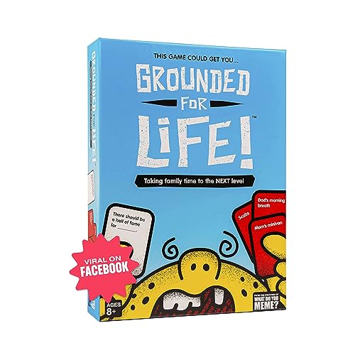 WHAT DO YOU MEME? Grounded for Life - The Ultimate Family Night Game - Family Card Games for Kids and Adults Family