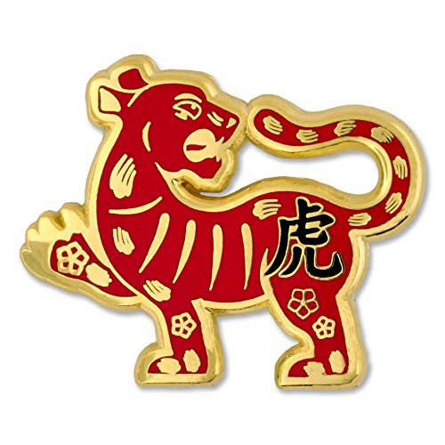 PinMart Chinese Zodiac Year of The Tiger New Year Enamel Lapel Pin