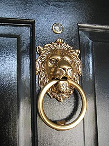 Authentic Vintage Brass Lion Door & Gate Knocker Handle Pull Door Accessories Home Decor