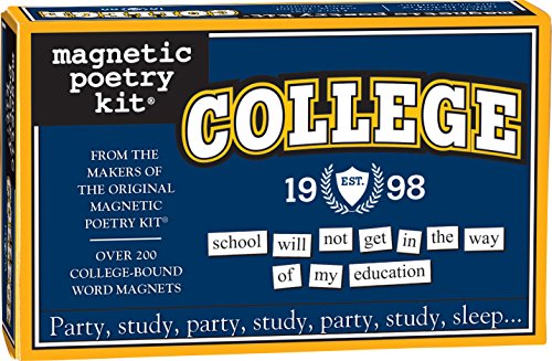 Magnetic Poetry - College Kit - Words for Refrigerator - Write Poems and Letters on the Fridge - Made in the USA