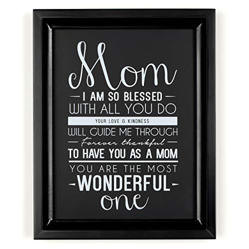 Ocean Drop Mom Gift I 8'X10' Framed and Ready to Hang I Best Gift for Mothers from Daughter, Son or Kids | Perfect Christmas Present for Moms | Great Gift Idea for Mother's Day