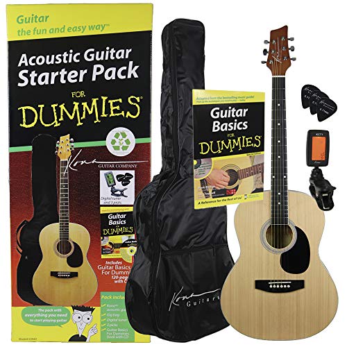 Guitar For Dummies Acoustic Guitar Starter Pack (Guitar, Book, Audio CD, Gig Bag)