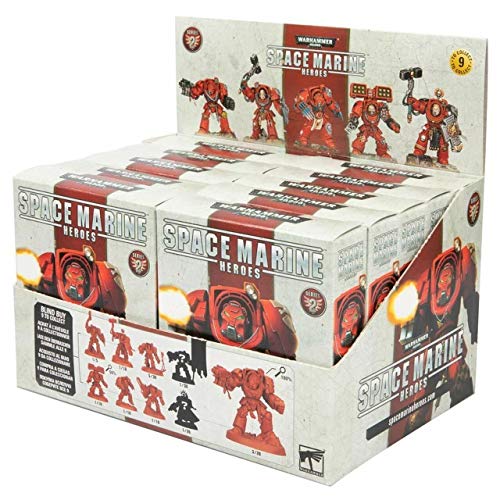 Games Workshop GAWSMH-02-D Warhammer: Space Marine Heroes - Series 2 Blind Buy Collectable (10pc CDU) Figure 40000-Space Figurine