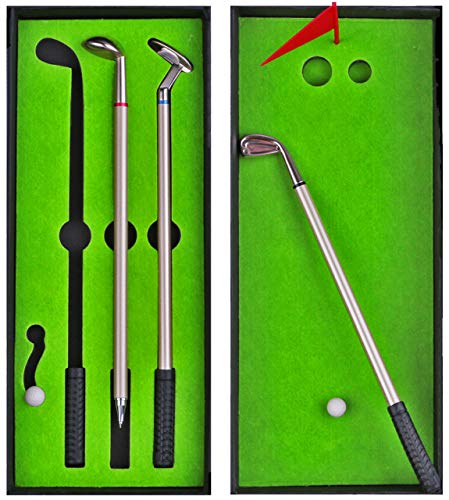 Golf Pen Desktop Games - Funny Gifts for Golfers, Coworkers, Boss - Stocking Stuffers
