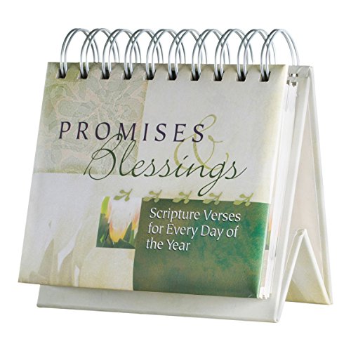 DaySpring - Promises & Blessings: Scriptures Verses for Every Day of the Year - Perpetual Calendar, 1.5' x 5.25' x 5.5' (16766)