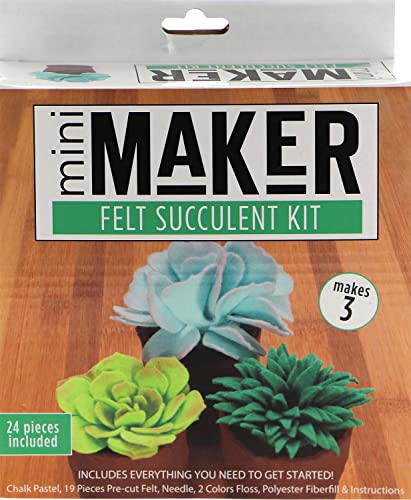 Leisure Arts Mini Maker Felt Kit, Green