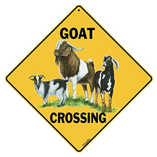 CROSSWALKS Goat Crossing 12' X 12' Aluminum Sign (X195)