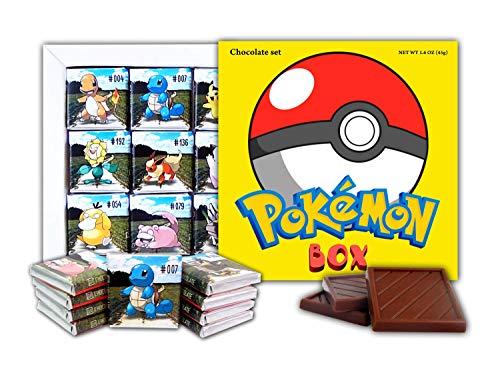 POKEMON Chocolate Gift Set - 1 box, 5x5 inches - (Pokemon Prime)