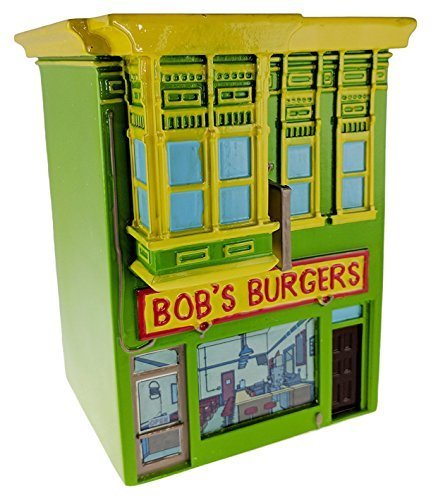 Bob's Burgers Officially Licensed Bob's Burgers Restaurant Coin, Piggy Bank for Kids & Adults
