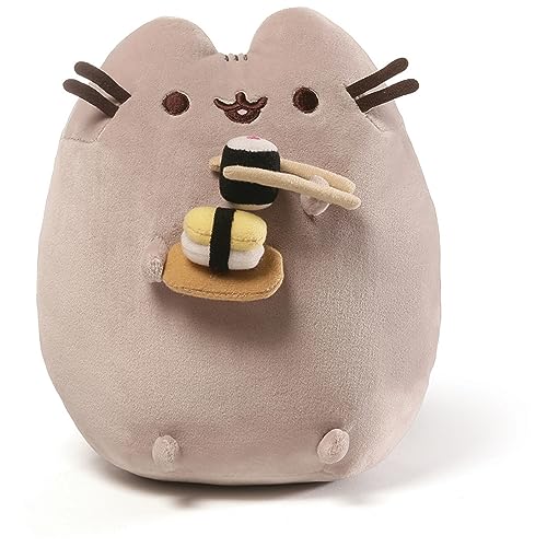GUND Pusheen Snackable Sushi Plush, Stuffed Animal for Ages 8 and Up, 9.5”, Gray