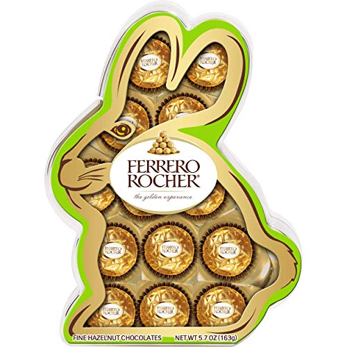 Ferrero Rocher, Easter Bunny Assorted Chocolate Gift Box, 5.7 Ounce