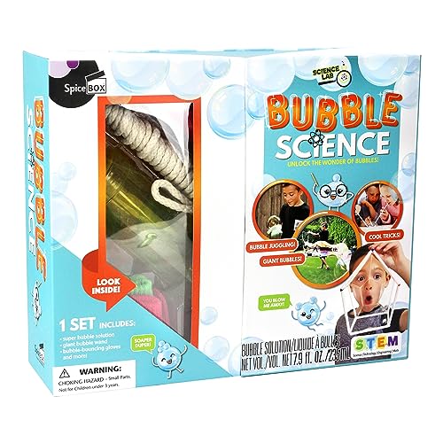 SpiceBox Children's STEM Kits Science Lab Bubble Science, Multi Colors, (11677)
