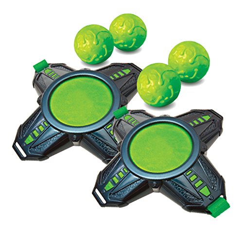 Diggin Slimeball Dodgetag Game Set. Slime Dodge-Balls & Target Tag Vests For Kids,Green