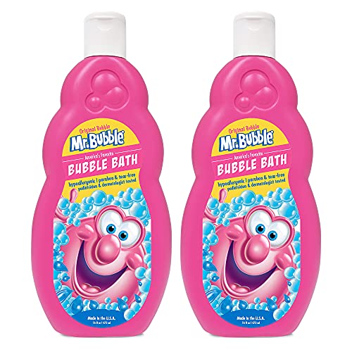 Mr. Bubble Original Bubble Bath - Great for Your Baby, Kids, and Adults - Hypoallergenic, Tear Free Bubble Bath Solution (2 Bottles, 16 fl oz each)