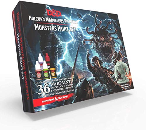Dungeons and Dragons Official Paint Line Monsters Paint Set