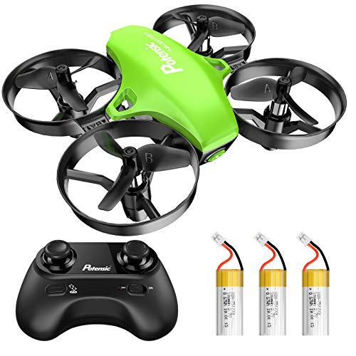 Potensic Upgraded A20 Mini Drone Easy to Fly Even to Kids and Beginners, RC Helicopter Quadcopter with Auto Hovering, Headless Mode, 3 Batteries and Remote Control, Gift Choice for Boys and Girls