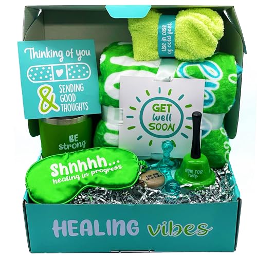 Get Well Soon Gifts for Women - Care Package- Cancer Care Gifts for Women - Get Well Gifts for Women After Surgery - Care Package for Women - Get Well Soon Gift Basket - Chemo Care Package for Women