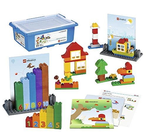 LEGO Education DUPLO Creative Builder Set 745000 (124 Bricks, 4 Building Cards)