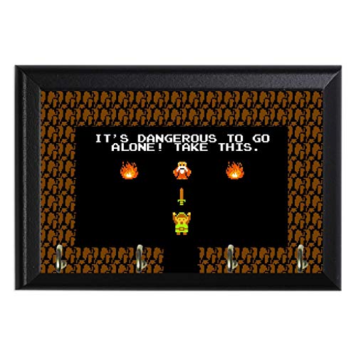 Retro Legend of Zelda Decorative Wall Plaque Key Leash Coat Jewlery Hook Holder Hanger 8' X 6'